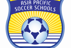 Asia Pacific Soccer School Queen Elizabeth Stadium Happy Valley Kids Soccer Class Wan Chai Logo