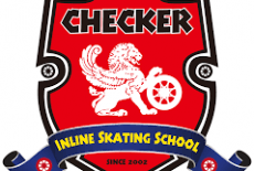 Checker Inline Skating School Learning Centre Kids Skating Class Victory Park Logo
