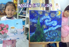 Modern Art Studio Learning Centre Kids Painting Class Tai Wai