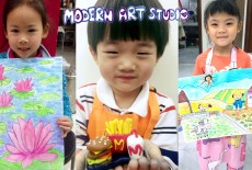Modern Art Studio Learning Centre Kids Painting Class Tai Wai