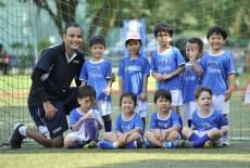 Tinytots Kids Soccer Class with Coach Happy Fun Play Football Discovery Bay Community Hall
